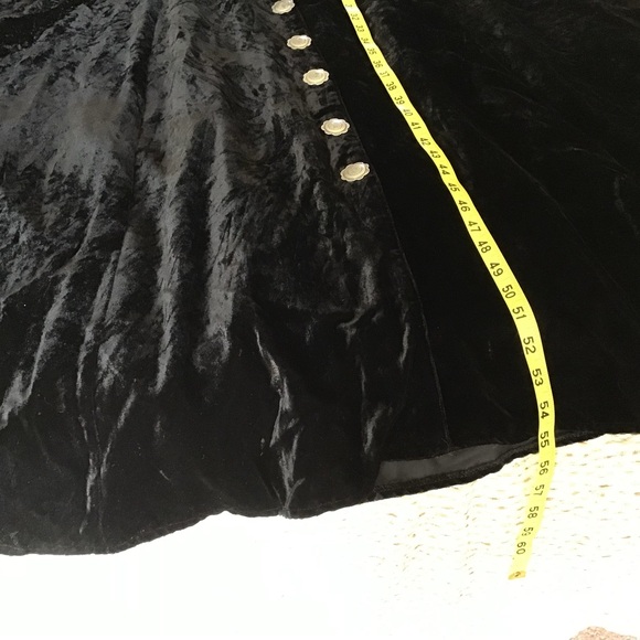 Double D Ranch Black Velvet Long Sleeve Dress - Picture 12 of 14